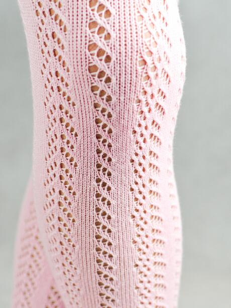 Dziewczęce ażurowe rajstopy