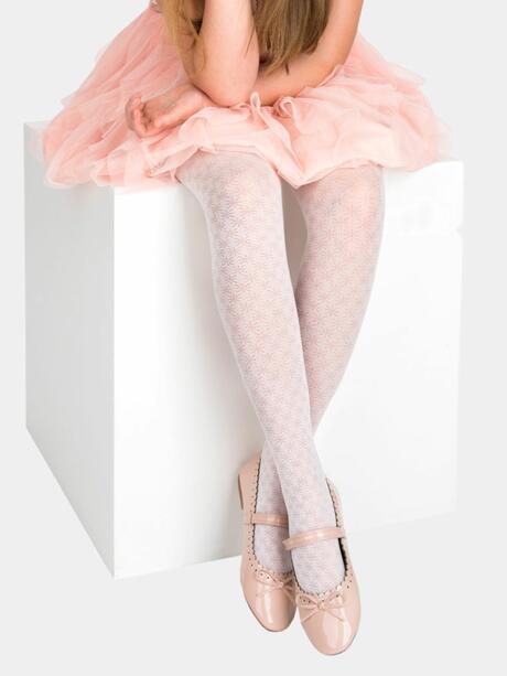 Rajstopy w kwiatki 30 den