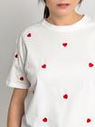 T-shirt w serduszka