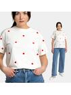 T-shirt w serduszka