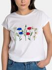 T-shirt z kwiatowym printem