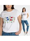 T-shirt z kwiatowym printem