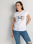 T-shirt z kwiatowym printem