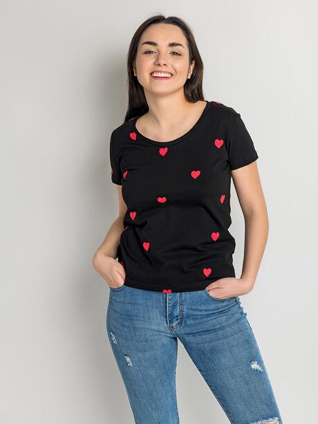 Bawełniana koszulka z printem