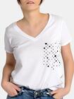 T-shirt z dekoltem V