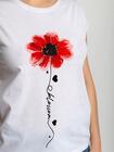 Modny t-shirt z nadrukiem