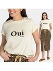 T-shirt z napisem