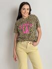 T-shirt w panterkę