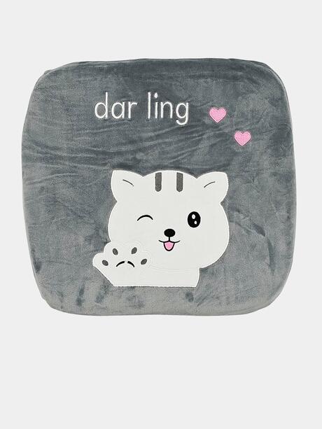 Poduszka na krzesło z kotkiem