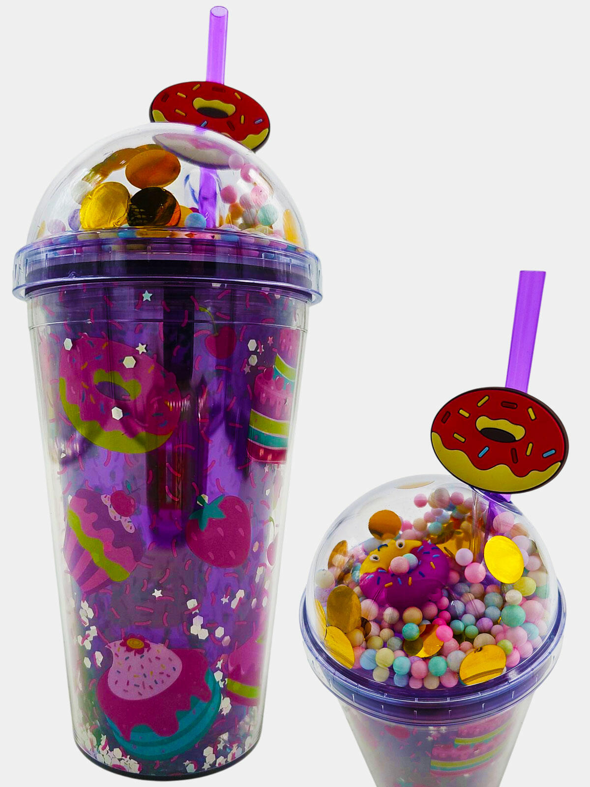 Kubek ze słomką 500 ml