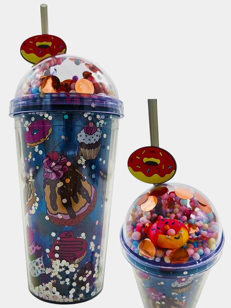 Kubek ze słomką 500 ml