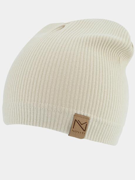 Czapka beanie prążkowana