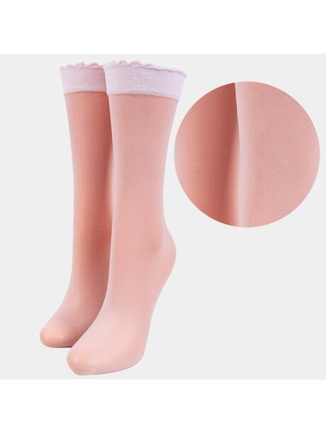 Podkolanówki gładkie 20 den 2 pary