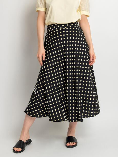 Spódnica w groszki