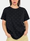 T-shirt z kryształkami