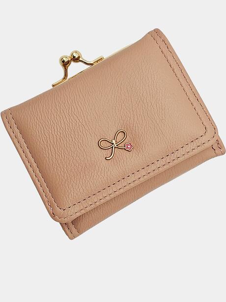 Mały portfel z imitacji skóry