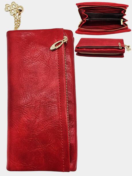 Duży portfel na zamek