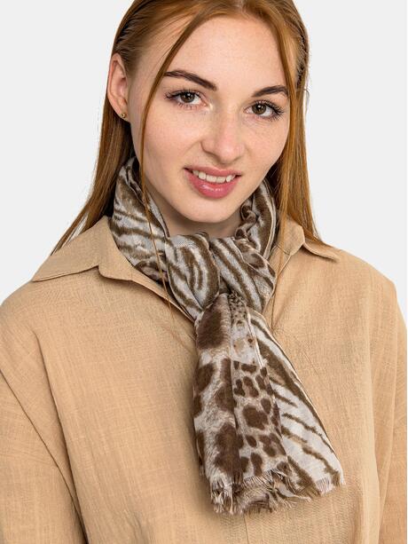 Szalik w panterkę
