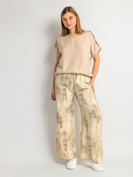 Spodnie z szeroką nogawką