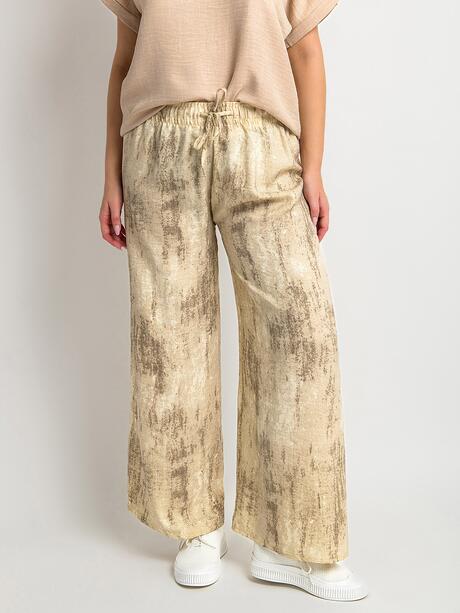 Spodnie z szeroką nogawką