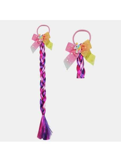 Kolorowa gumka warkoczyk