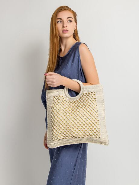 Torba shopper pleciona