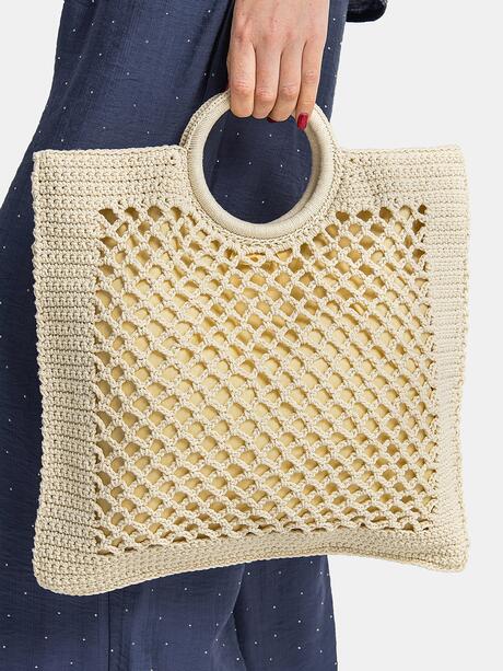 Torba shopper pleciona