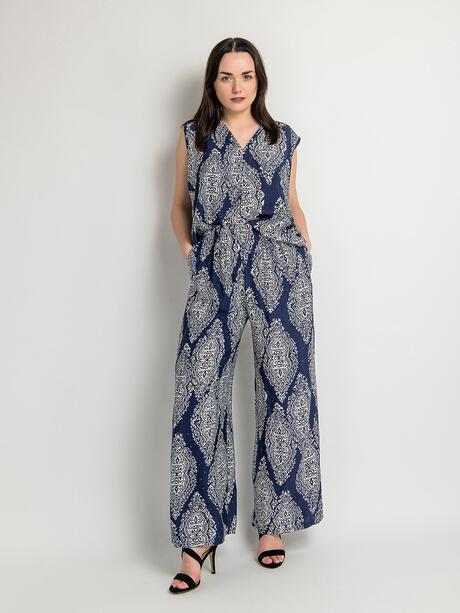 Casualowe spodnie z wiskozy