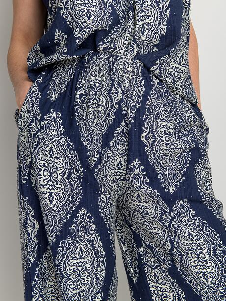 Casualowe spodnie z wiskozy