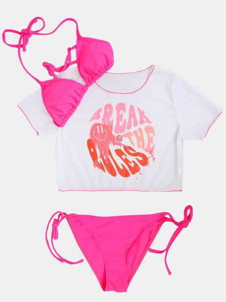 Kostium kąpielowy trzyczęściowy