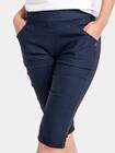 Spodnie  3/4 z wiskozą plus size