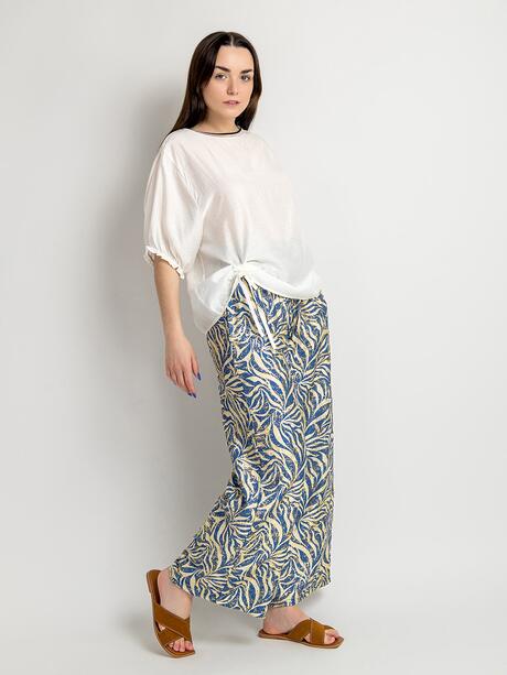 Stylowa bluzka z marszczeniem