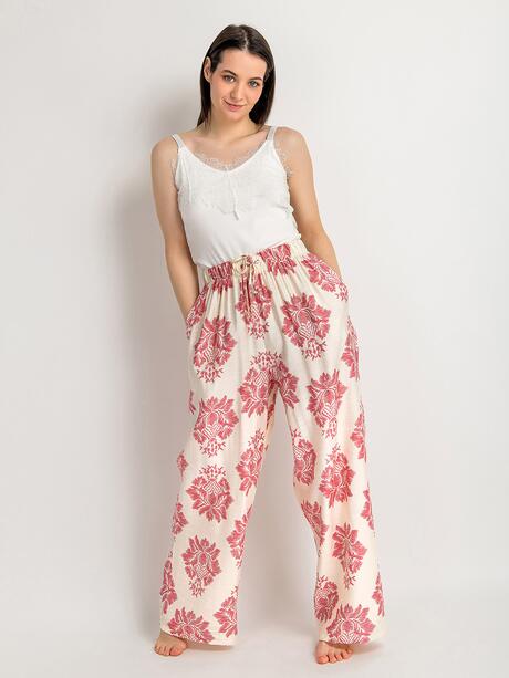 Spodnie wiskozowe boho