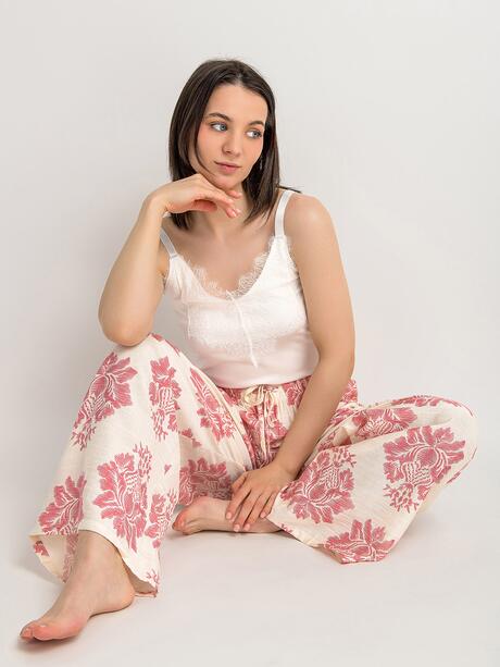 Spodnie wiskozowe boho