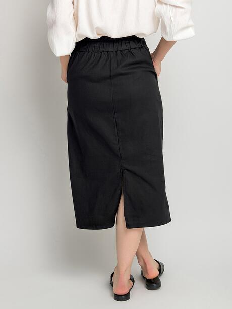 Spódnica midi z guziczkami