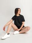 Błyszczący t-shirt