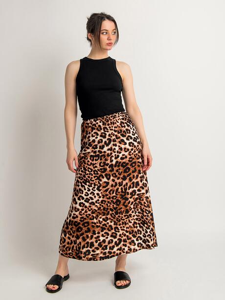 Spódnica w panterkę