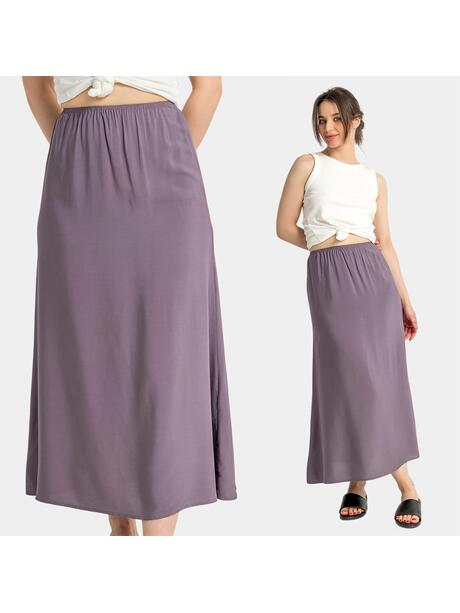 Spódnica maxi z wiskozy