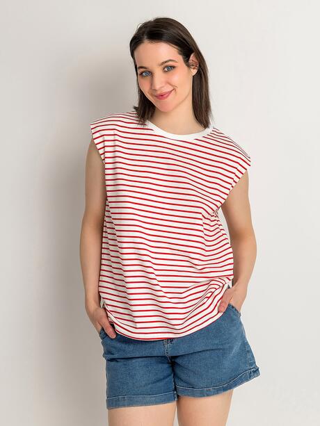 T-shirt w paski