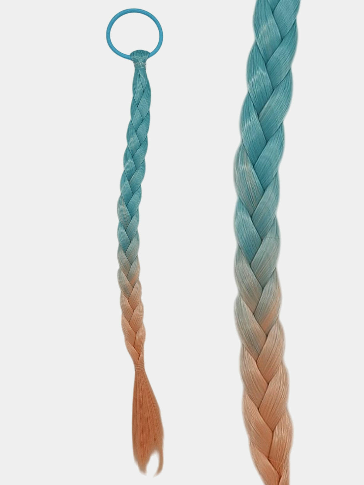 Doczepiany warkocz ombre