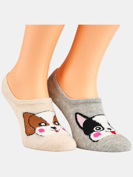 Balerinki ze zwierzątkami 2-pak 39/41