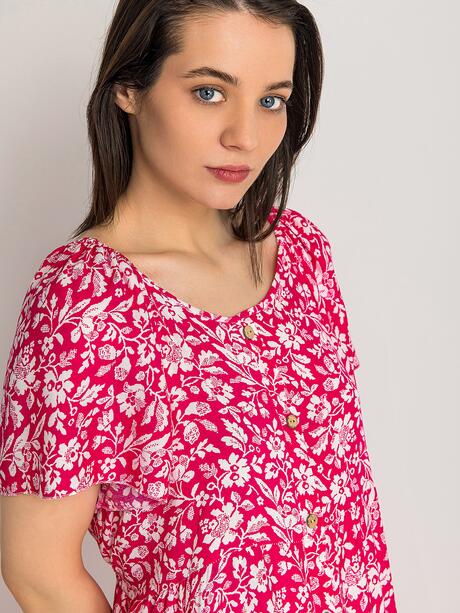 Sukienka maxi z wiskozy