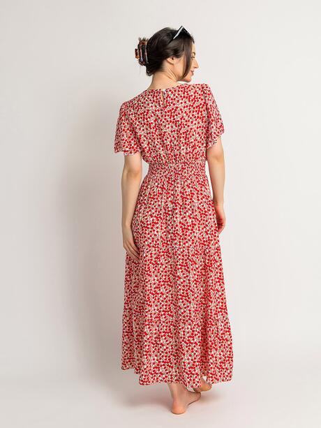 Sukienka z owocowym wzorem