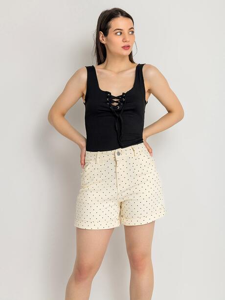 Szorty w groszki