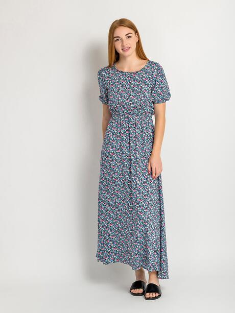 Długa sukienka w kwiatki