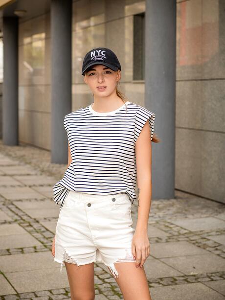 Stylowy bawełniany t-shirt