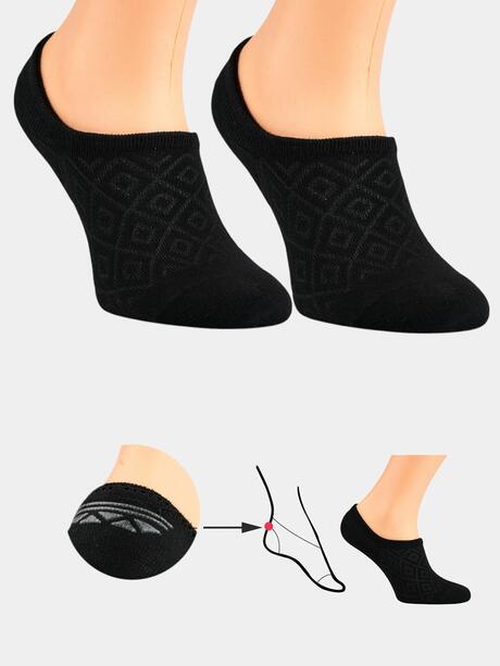 Balerinki czarne 3-pak 35/38