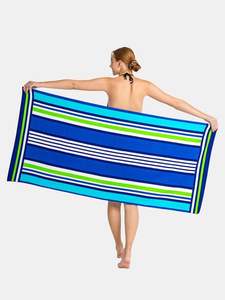 Duży ręcznik plażowy 70x150 cm