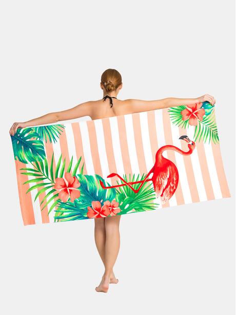 Duży ręcznik z mikrofibry 70x150 cm