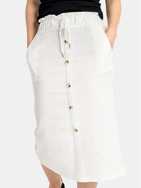 Spódnica midi z guziczkami